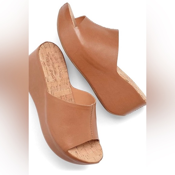 KorkEase Shoes Korkease Womens Greer Leather Slipon Wedge Platform